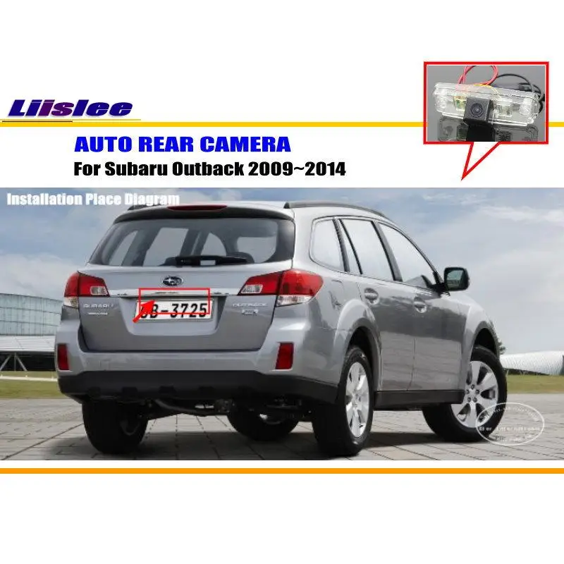 Liislee Автомобильная камера заднего вида для Subaru Outback 2009 ~ 2014/камера вида/HD CCD RCA NTST PAL