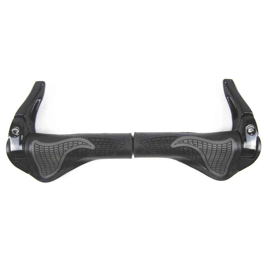 with box Bicycle Bike MTB Components Bar ends Handlebar Rubber &amp Aluminum lockable Handlegrip Ergonomic Push On Soft | Спорт и