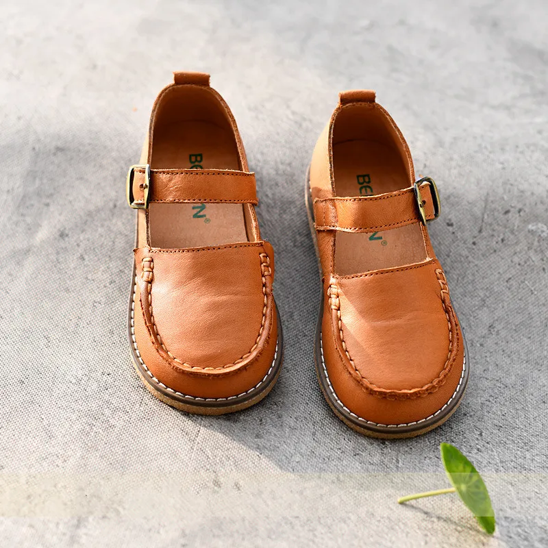 Formal Occasion Children Casual Shoes Cowhide Boys Genuine Leather Girls | Детская одежда и обувь