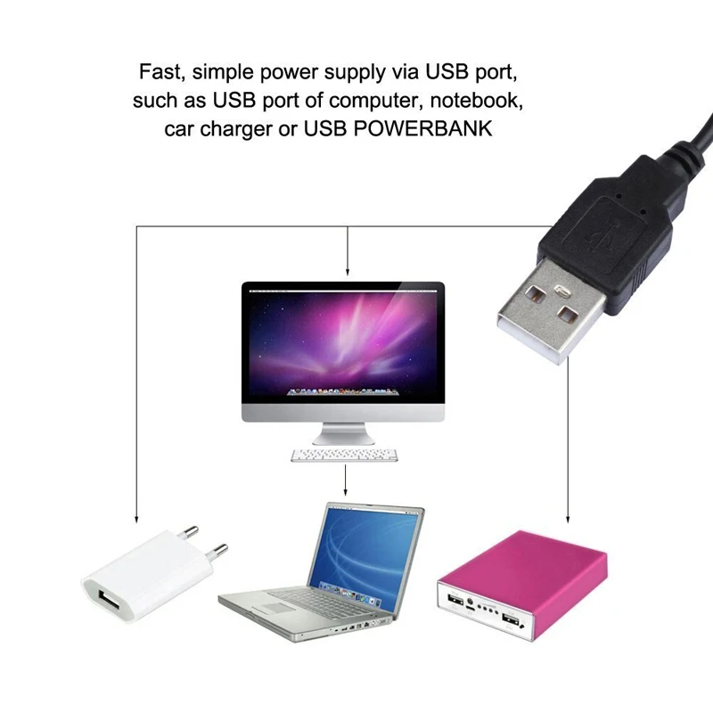 Водонепроницаемая светодиодная лента SMD5050 5 м В USB|Светодиодные ленты| |
