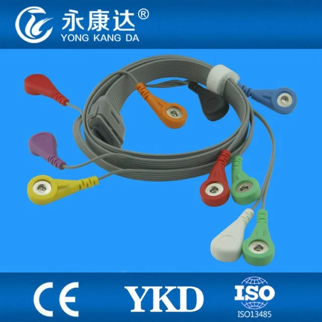 Совместимый медицинский кабель ЭКГ BI Holter свинцовый holter 9800 10 IEC.Snap |