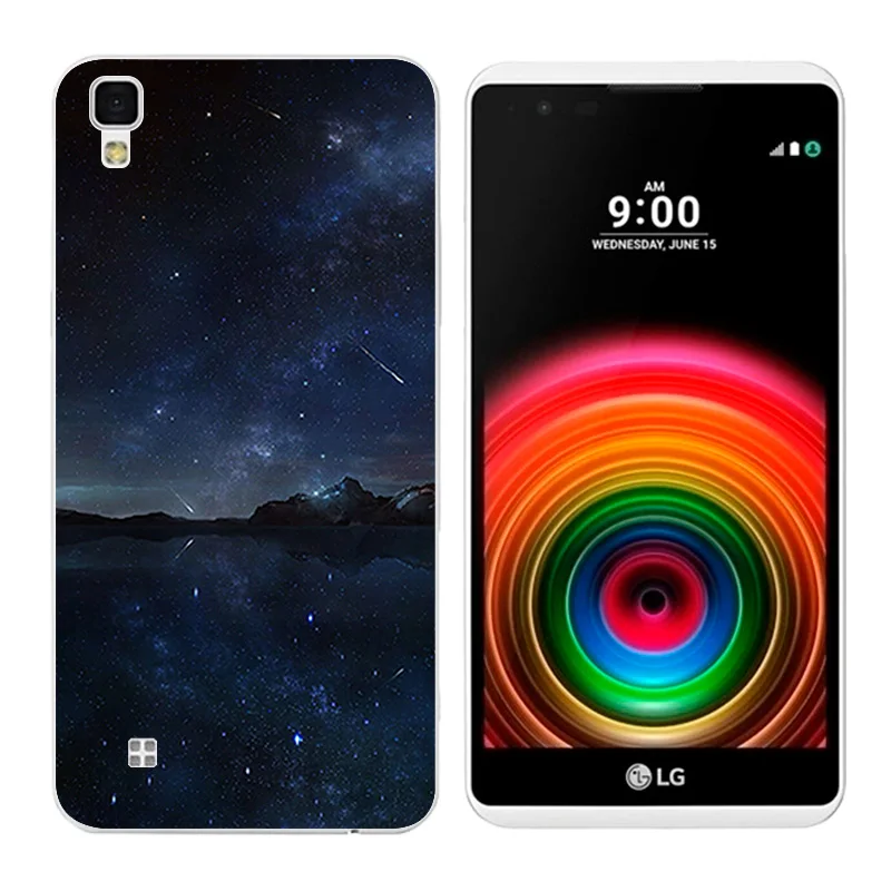 Soft TPU Cases for LG X power K210 K220 LS755 Girl Cat Printing Back Cover Skin Power K220DS Bags Fundas |