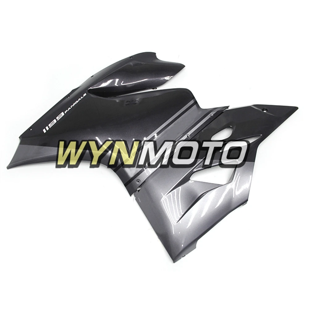 Серебристо-серый выполните Обтекатели для Ducati 1199 899 год 2012 2013 ABS мотоциклов Полный