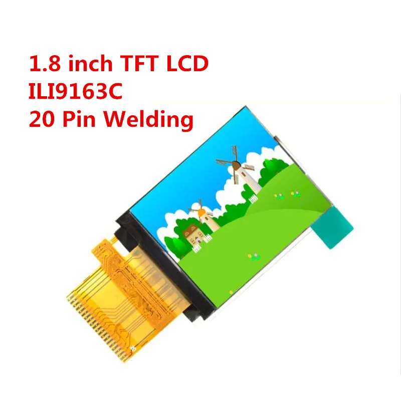 ЖК дисплей TFT 128160 дюйма 1 77 драйвер ILI9163C 20 контактный сварной припой расстояние