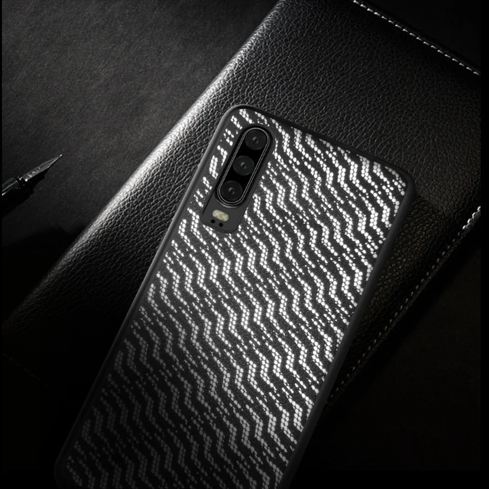 Чехол для Huawei P30 Nillkin глянцевый динамический модный силиконовый мягкий матовый