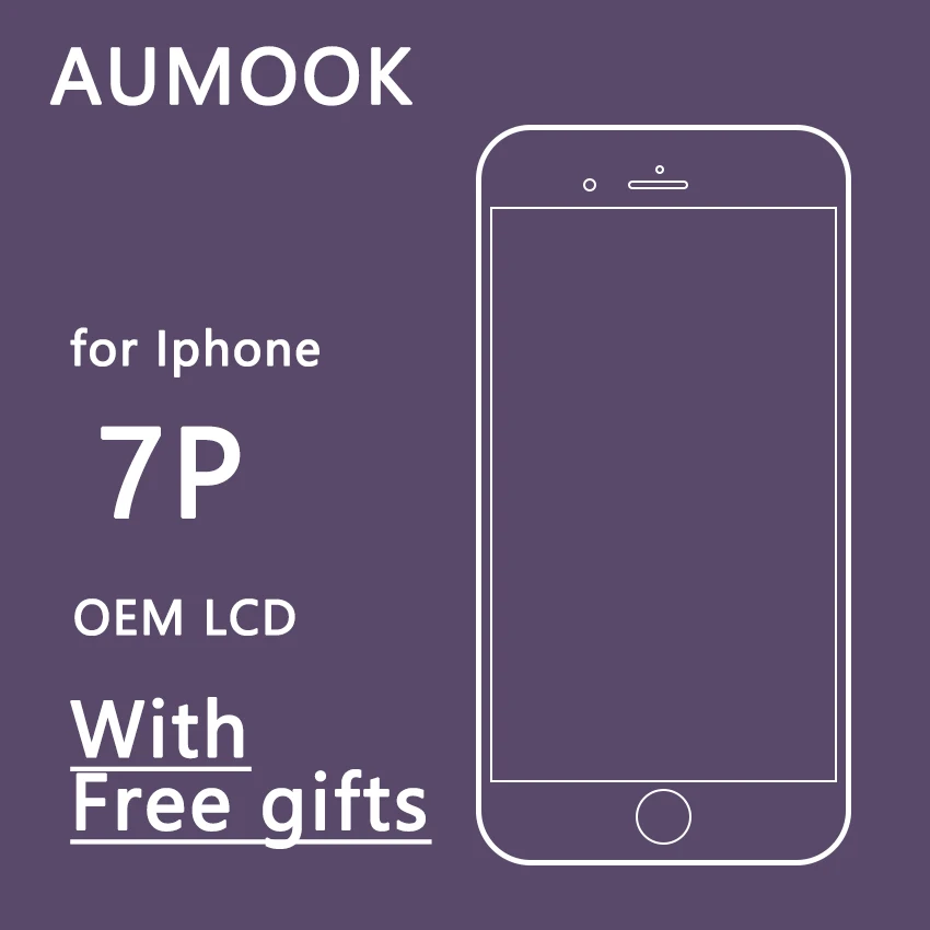 Качество OEM 100% протестированный ЖК дисплей для iphone 7 Plus P экран с полным