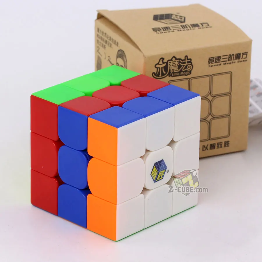 Little Magic 3x3 Clr Игра, головоломка, волшебный куб, YuXin Единорог V2 версия 2 KYLIN м 3x3x3 немного волшебства 3x3 пирамиды megamin x секретная коробочка Профессиональный Кубик Рубика - Цвет: Little Magic 3x3 Clr