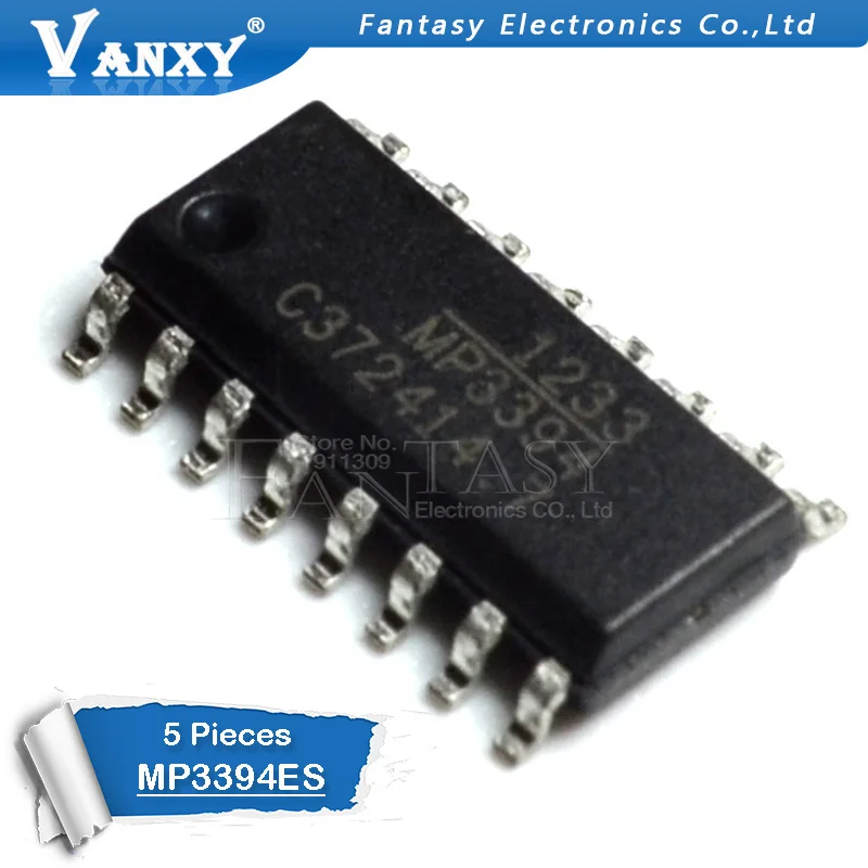 5 шт. MP3394ES-LF-Z SOP16 MP3394ES SOP MP3394 лапками углублением SOP-16 SMD MP3394S