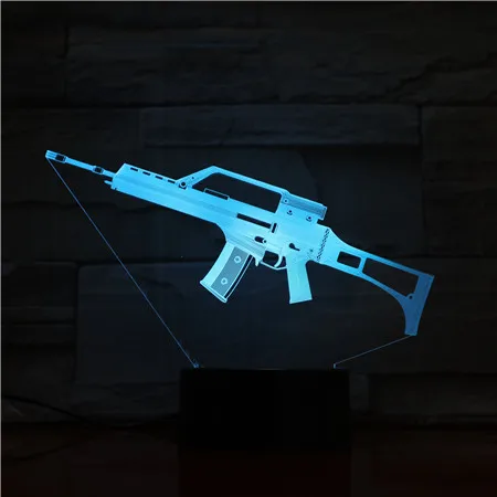Светодиодсветодиодный лампа Luminaria 3D 5 В USB настольная для автомата 7 цветов