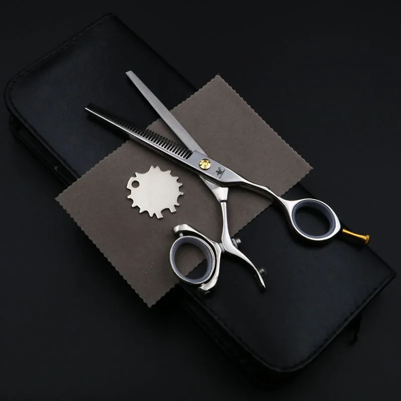 1 pcs add case 6 дюймов Красота салон для стрижки волос Инструменты парикмахерская ножницы парикмахерские инструменты для укладки волос Профессиональные Парикмахерские ножницы - Цвет: 1 pcs add case
