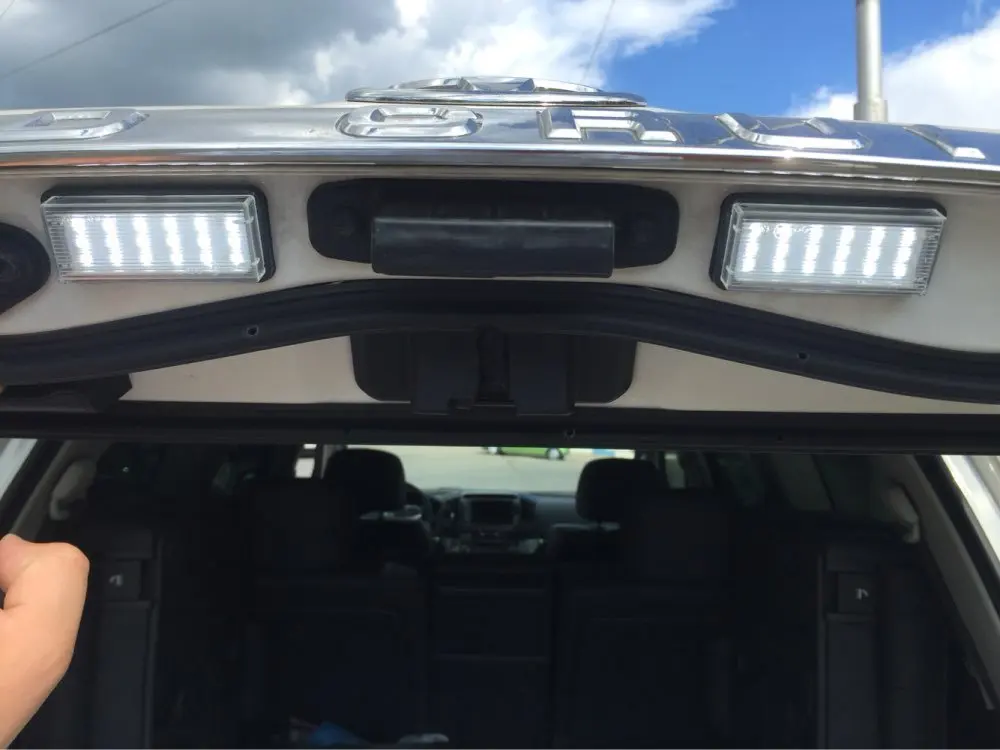 2 шт. Автомобильный светодиодный светильник для Toyota Land Cruiser 100 Cygnus Land Cruiser Prado120 200 eiz 4D Mark X светодиодный светильник для номерного знака Canbus