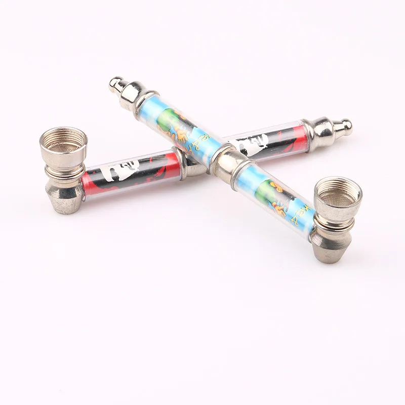 Spring Smoke Pipe Jamaica Rasta Tobacco Smoking Pipes Gift Detectors Grinder Hookah With Metal Screen | Дом и сад