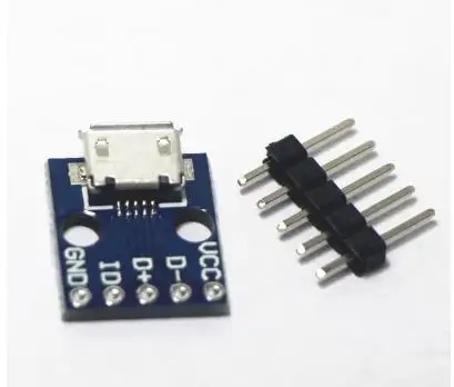 Бесплатная доставка! CJMCU Интерфейс micro USB для адаптера питания сиденья 5 В макетная