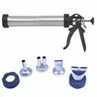 Легкая в использовании бочка длиной 15 дюймов удерживает 1,5 фунта, вяленый бластер пистолет для вяленой говядины из говяжьего пистолет для вяленой говядины с алюминиевым пистолет для вяленой говядины