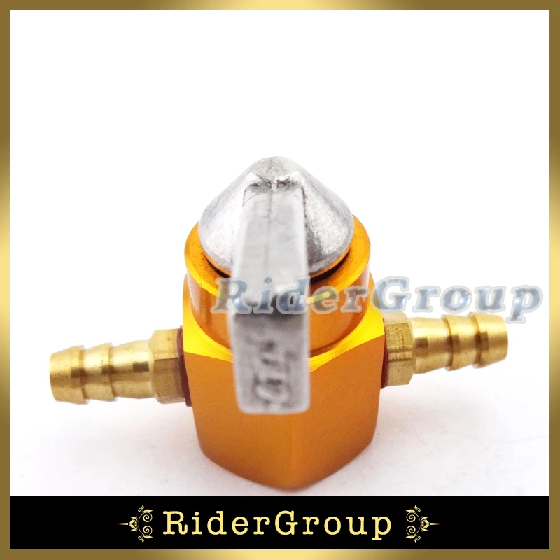 6 мм Золотой бензиновый газовый бак топливный кран Встроенный спускной клапан