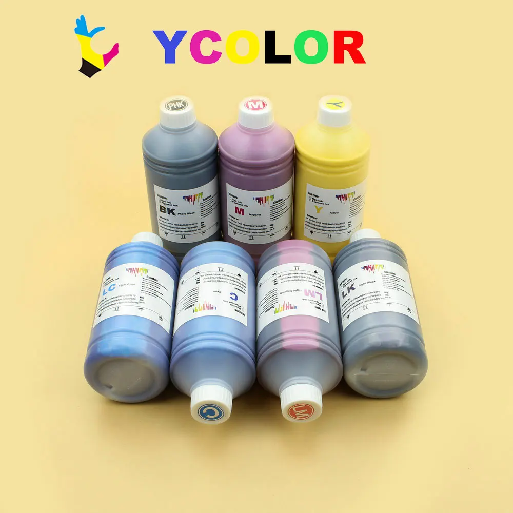 Краситель для принтера Epson Stylus Pro 1000 7600 9600 4800 7800 7880 9800 DX5 4400 мл * 7|Наборы заправки