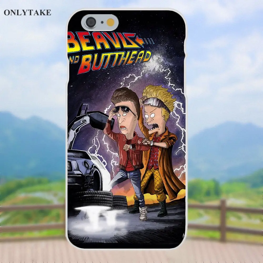 Vvcqod Beavis и Butthead для Apple iPhone 4 4s 5 5C SE 6 S 7 8 Plus X Galaxy большое ядро II Prime Alpha TPU Защитная