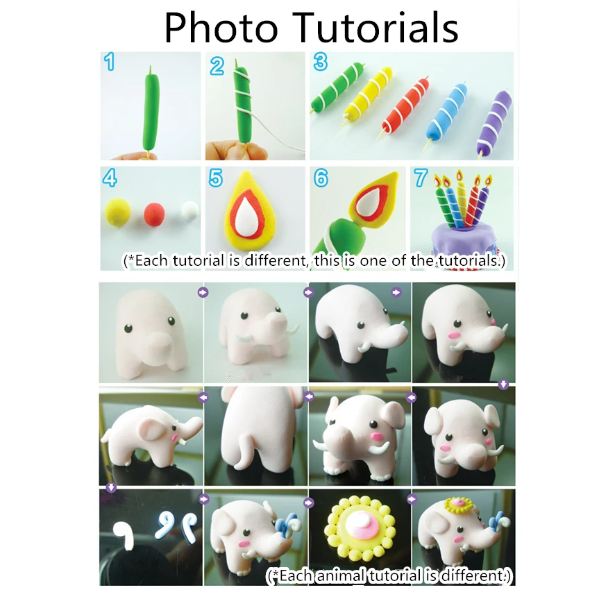 DIY торт Playdough хлопок грязь пена Sculpt Шарм глина для лепки Модель чайник шпатлевка