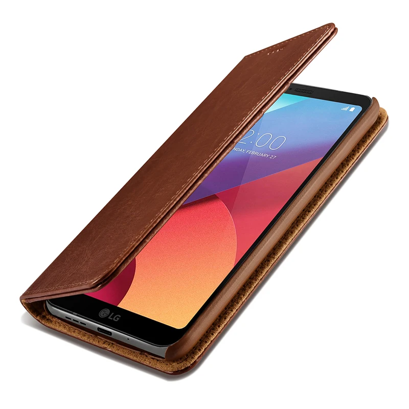 Оригинальный чехол XOOMZ для LG G6 высококачественный Роскошный кожаный бумажник