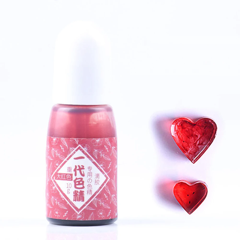 10 мл эпоксидной смолы пигментные чернила УФ Смола окрашивающий краситель