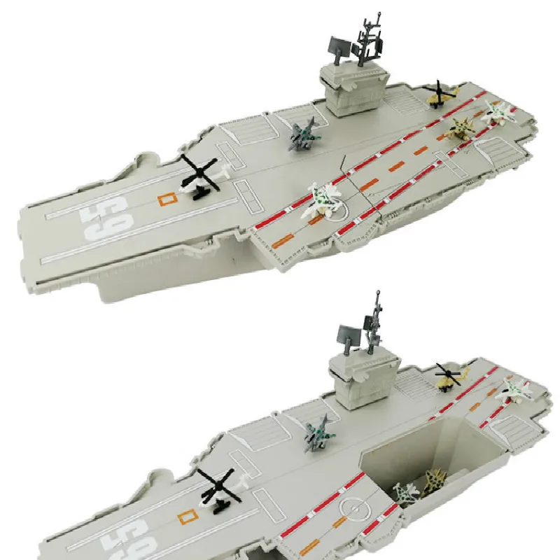 1PC Finished Product Simulation Navigational Model Aircraft Carrier Model Warship Toy Static Aircraft Carrier Model Pendulum