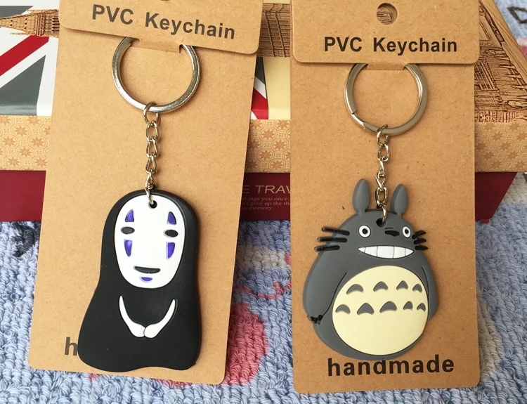 IVYYE 1 шт. Noface Man тоторо аниме-брелок для ключей пвх рисунок брелок милая игрушка брелок для ключей подарки на день рождения унисекс новинка