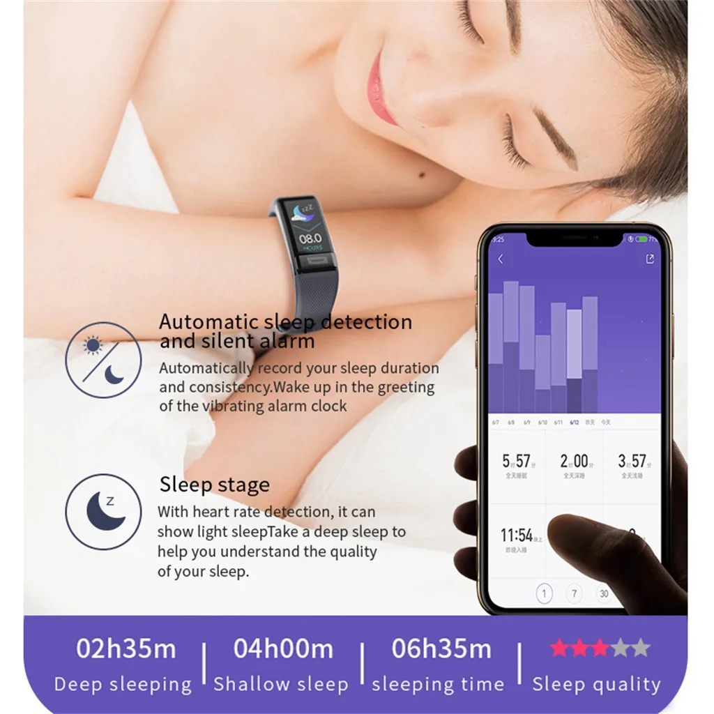Beautyss Bluetooth умные часы пульсометр кровяное давление для Android iOS женские amazfit bip часы Смарт часы IPX7