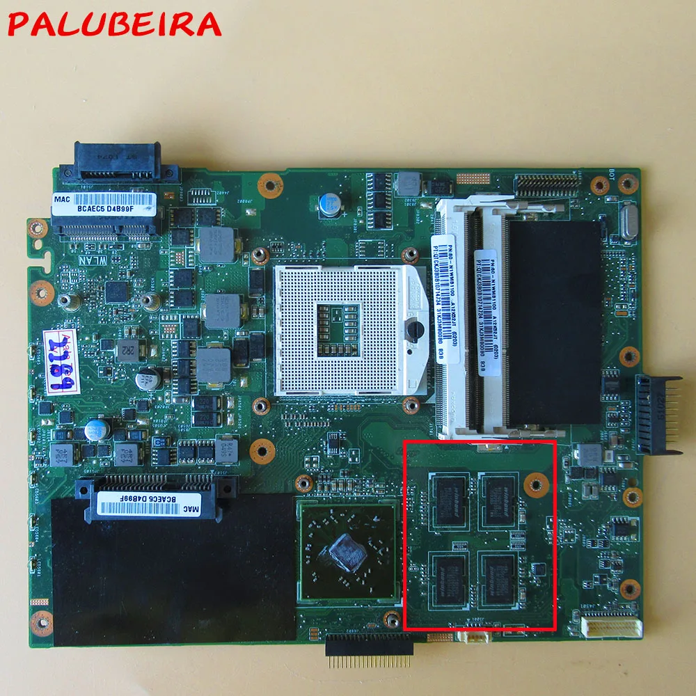 Palubeira для ASUS A52J X52J K52J K52JR K52JE K52JC K52JU K52JB Материнская плата ноутбука REV.2.3A DDR3 полностью протестирована
