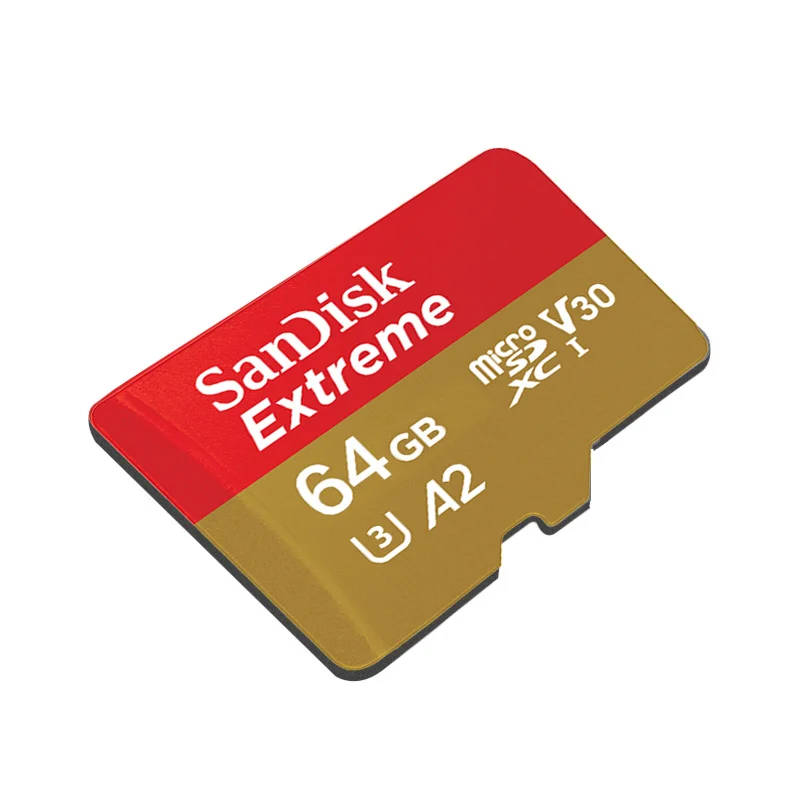 Двойной Флеш-накопитель SanDisk Extreme Pro micro sd карта, 32 ГБ, 64 ГБ 128 A2 U3 V30 Class10 флеш-карты памяти Tf 170 МБ/с. флэш-карта памяти, мicro sd карт micro sd - Емкость: V30-64gb