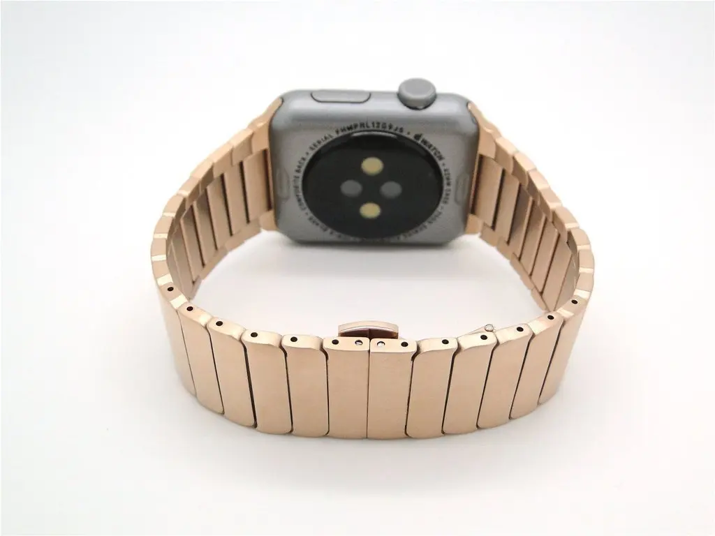 Ремешок для часов apple watch link bracelet 1:1 копия 316L ремешок из нержавеющей стали для apple iwatch series1 series4 3 2 1 44 мм/42 мм