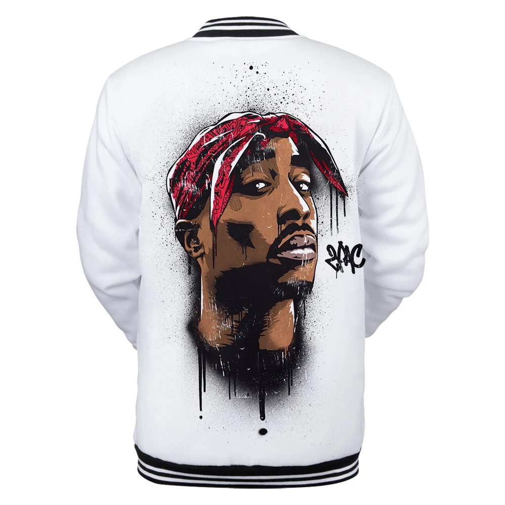 3D печати реперские кепки 2Pac в стиле хип-хоп бейсбольная форма для мужчин/Женская