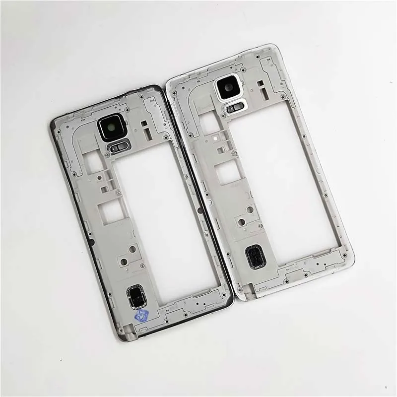 5.7 Inch for Samsung Galaxy Note 4 Note4 N9100V Mobile phone Front Frame Bezel Case Plate Replacement Factory Price | Мобильные