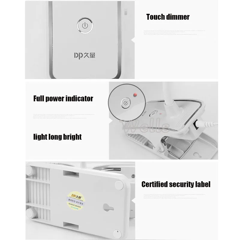 Светодиодная настольная лампа с сенсорным управлением и регулировкой яркости 4 5