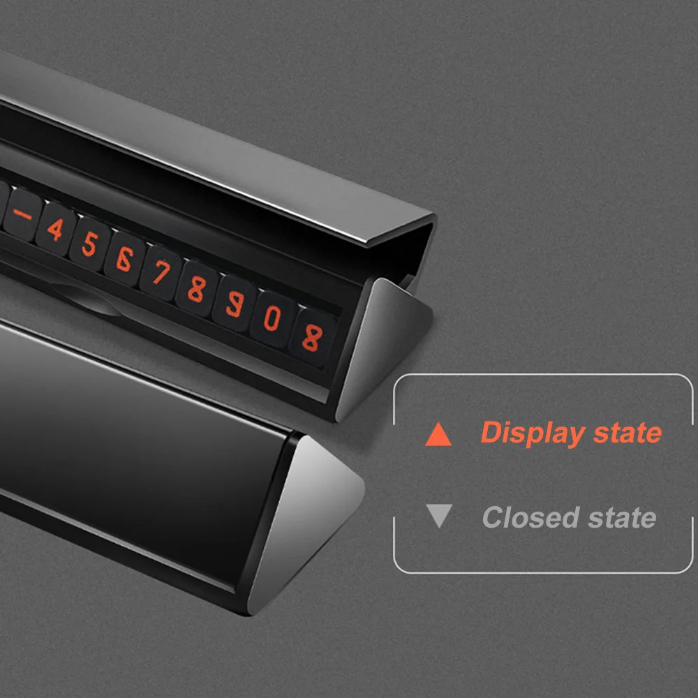 Tangredy автомобильный Стайлинг карточка с телефоном для временной парковки номер - Фото №1