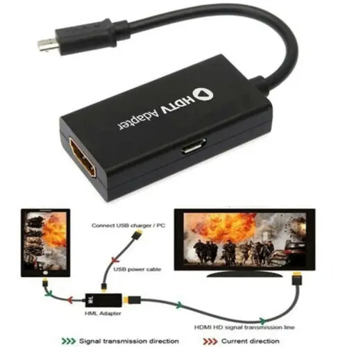 Micro USB к HDMI адаптер MHL мужчина Женский Кабель для Android микро смартфон планшет tv 2C25| |
