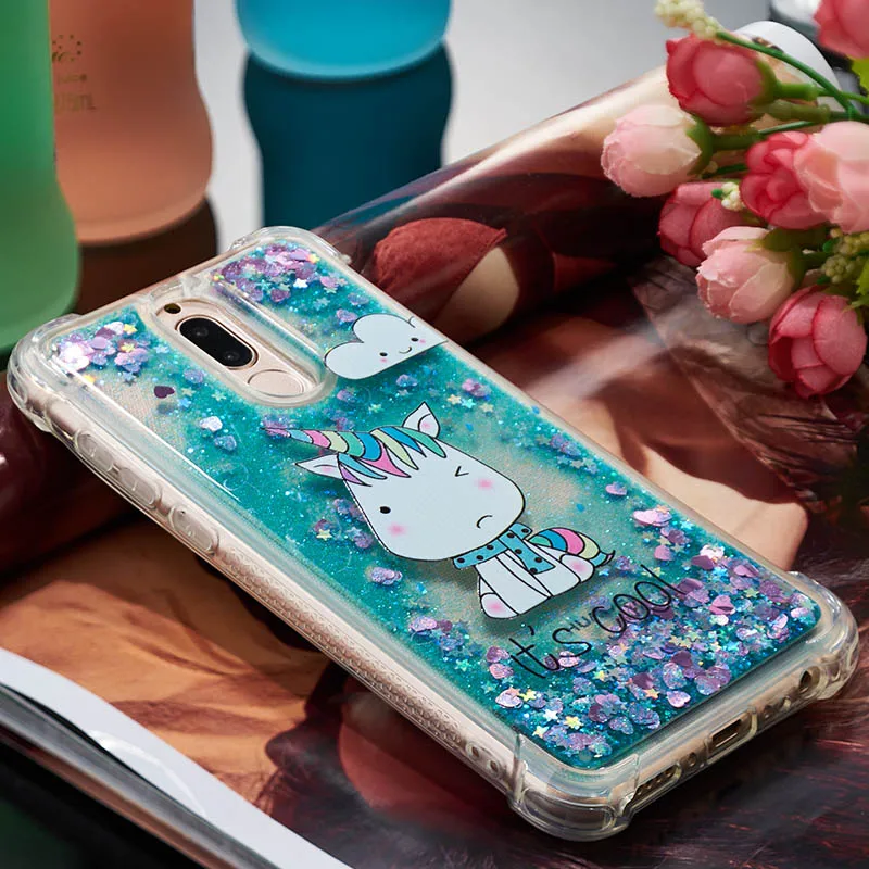 YB-12 Для samsung J7 J7 Verizon J727 чехол для телефона Мягкие силиконовые ТПУ с сияющими блестками Плывун задняя крышка SM-J710 j700 J 7 - Цвет: YB-12
