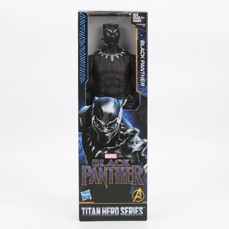 30 см Черная пантера ПВХ фигурка титановый герой серия Marvel игрушки Мстители