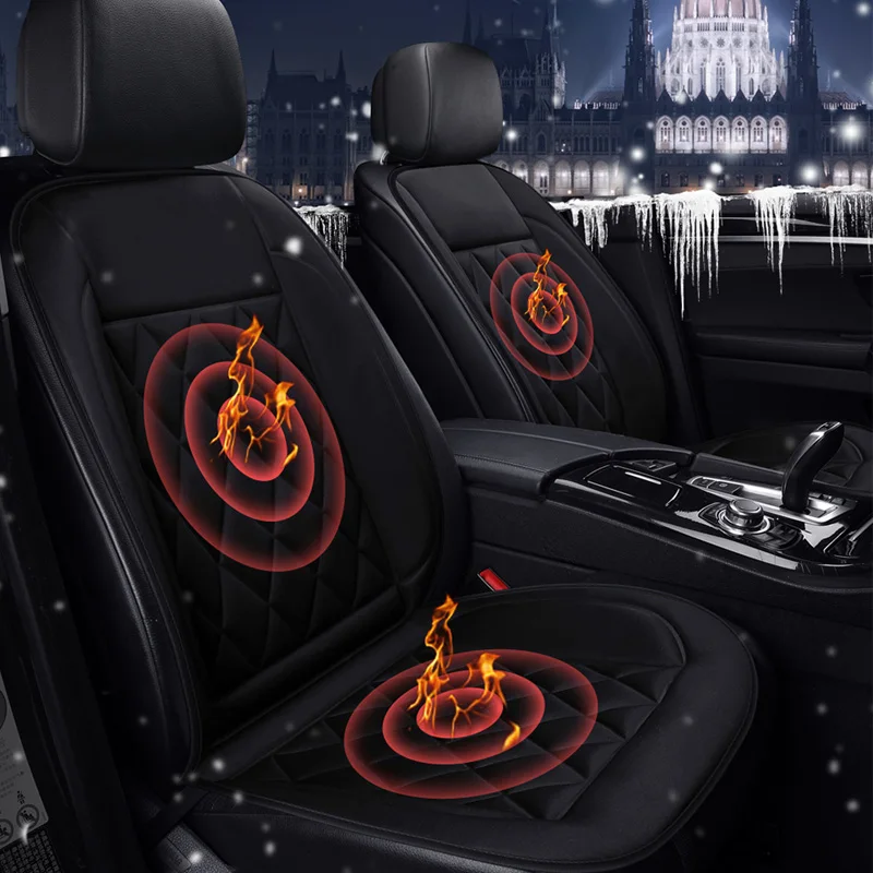 2018 new arrival 12v electric heated car seat cushion universal single heating pads keep warm covers quailty guarantee | Автомобили и