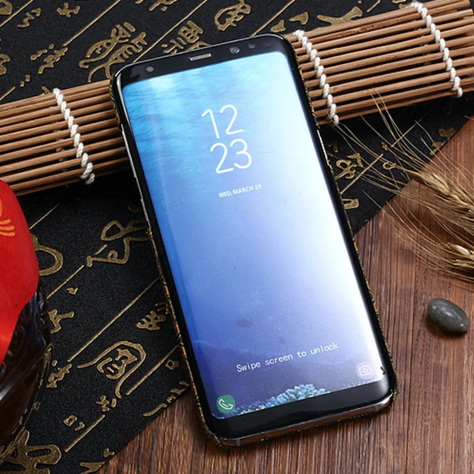 Световой чехол для Samsung Galaxy Note8 S8 плюс Coque высокое качество Жесткий ПК телефон