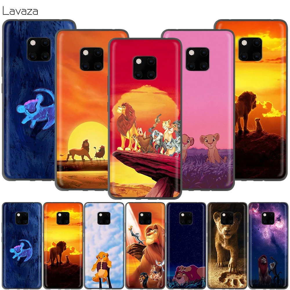 Lavaza мультфильм лев Король чехол для Huawei Honor 10 9 8 8x 8c 7x 7c 7a Note Nova 3 3i Lite Y9 Y7 Y6 |