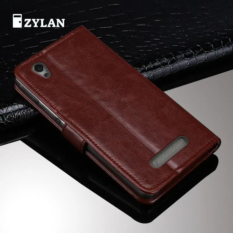 Кожаный чехол кошелек ZYLAN для ZTE Blade X3/Blade D2/Blade T620 с магнитным фильтром Чехол