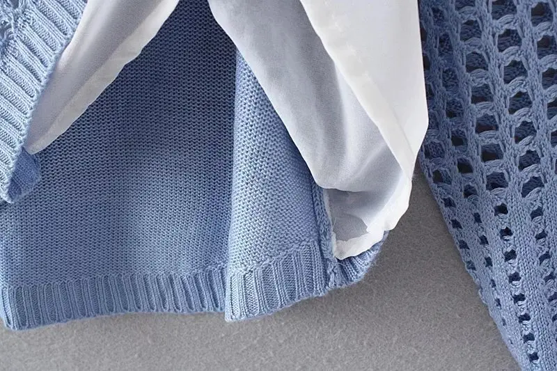 Женский свитер с воротником-стойкой весенне-осенний пуловер длинным рукавом 4XL