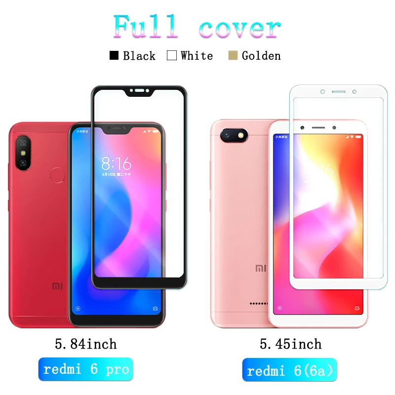 Защитная пленка для экрана xiaomi redmi 6 6a glass pro ksiomi readmi 6pro закаленное стекло tremp glas a6 a