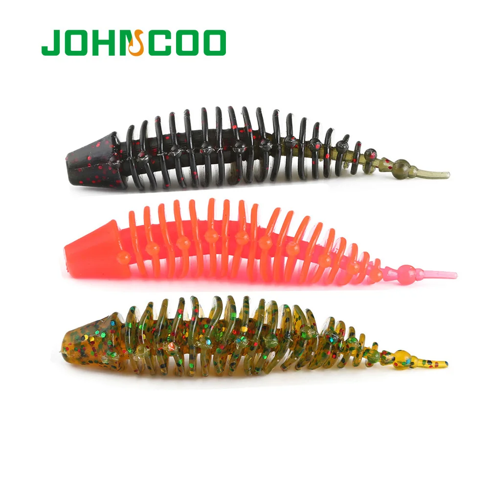 JOHNCOO приманки для рыбалки мягкие червь 5 шт. 90 мм 4 6 г Мягкая искусственная