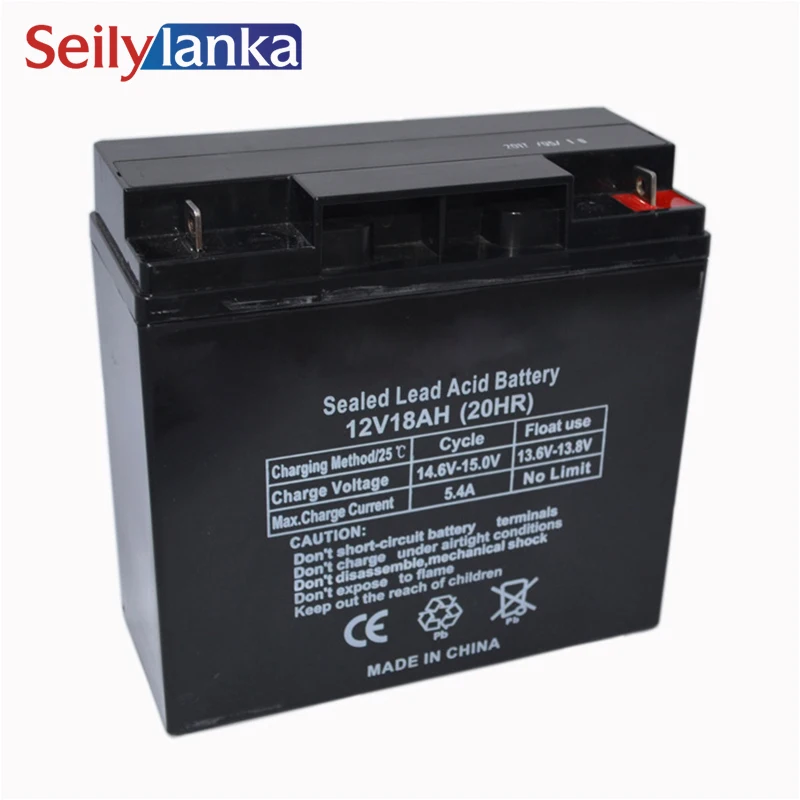 12V 18AH Батарея герметичные аккумуляторные батареи свинцово-кислотный Перезаряжаемые для громкость динамика ворота игрушечные автомобиля