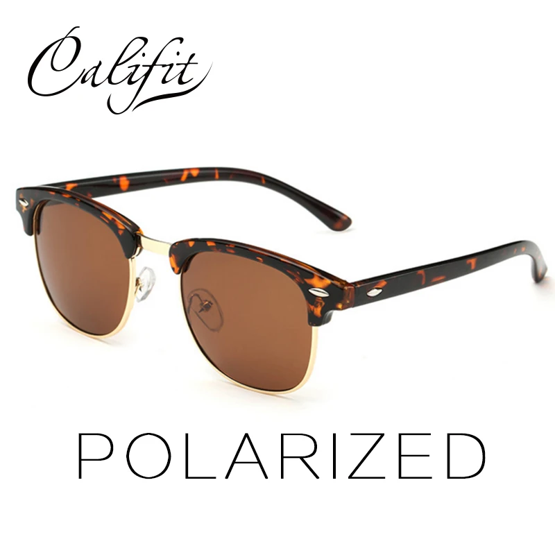 CALIFIT стекло новые классические Поляризованные Солнцезащитные очки женские