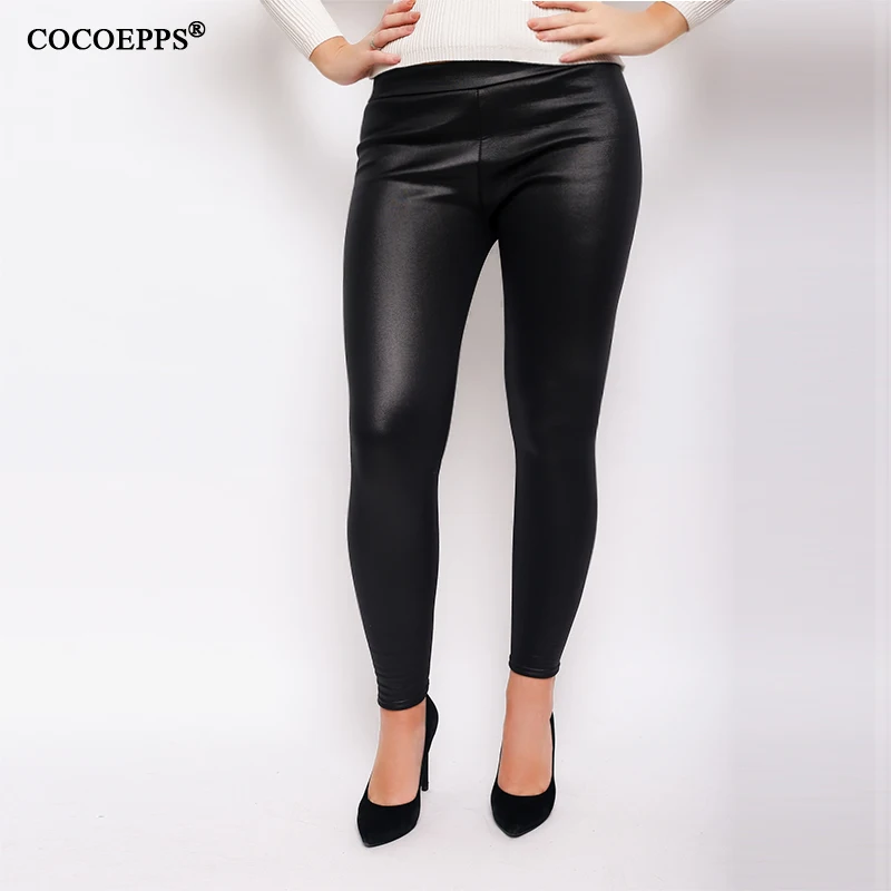 Женские брюки карандаш из ПУ кожи большие размеры 4XL 5XL|leggings 4xl|female pantswomen pencil pants |