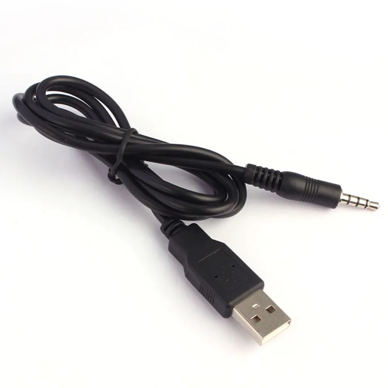 3 5 мм AUX аудио к USB 2 0 Штекерный шнур для автомобиля MP3 кабель передачи данных 100