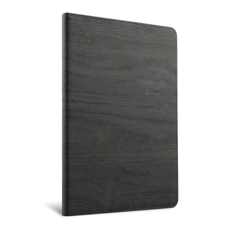 Для новых iPad 9,7 дюймов Air 1/2, ZVRUA простота из искусственной кожи смарт-чехол Чехол-книжка Авто Пробуждение чехол - Цвет: Черный