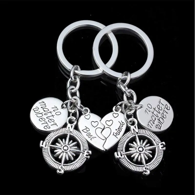 BBF лучшие друзья брелки дружба любовь подарок для женщин (2 шт) | Украшения и